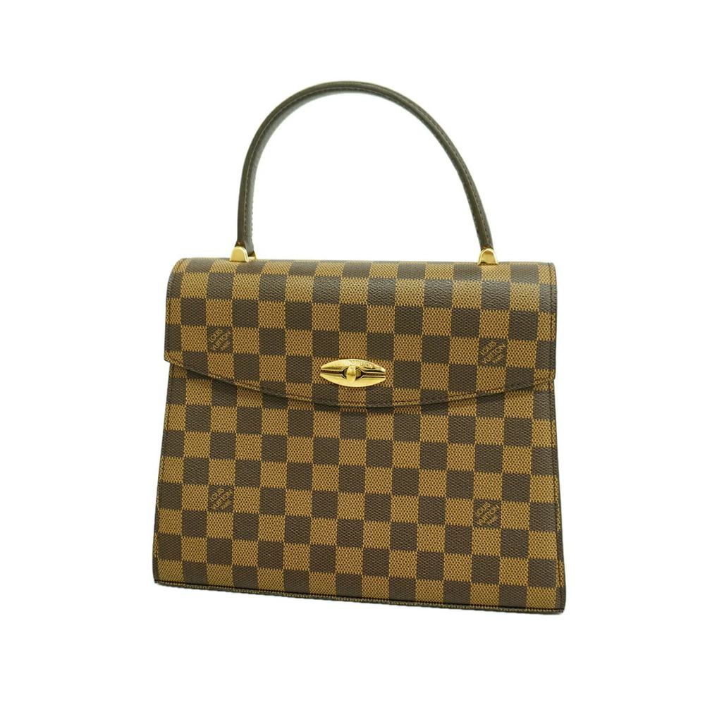 Louis Vuitton Damier Malesherbes Handbag N51379 Ebene Women's